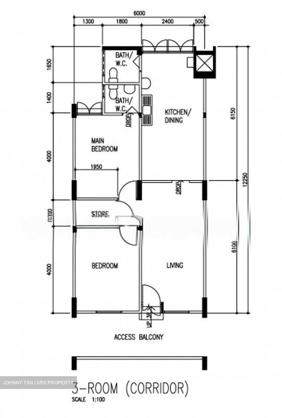 Blk 309 Clementi Meadows (Clementi), HDB 3 Rooms #587557291